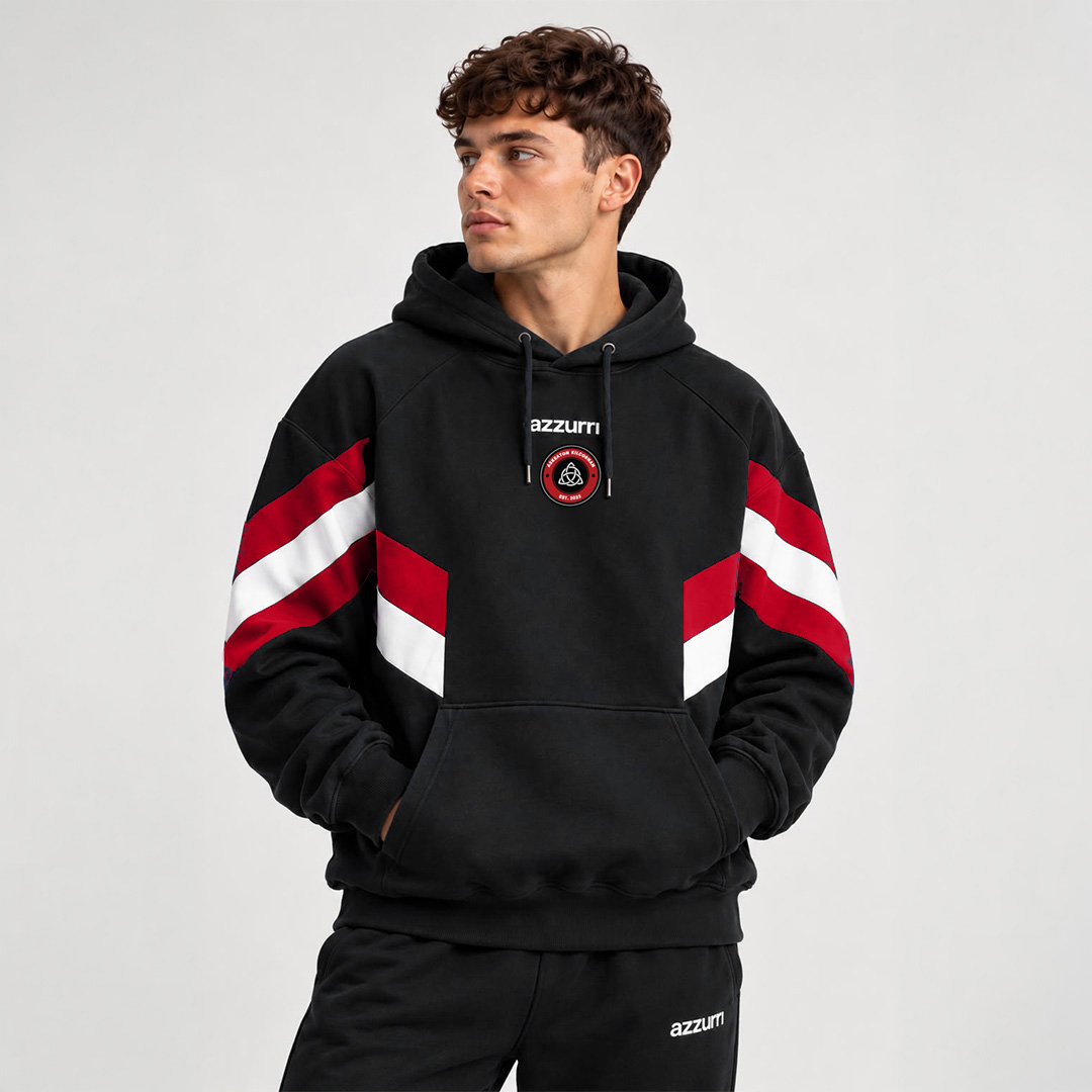 Askeaton-Kilcornan AFC Retro Cotton Hoodie - Image 2
