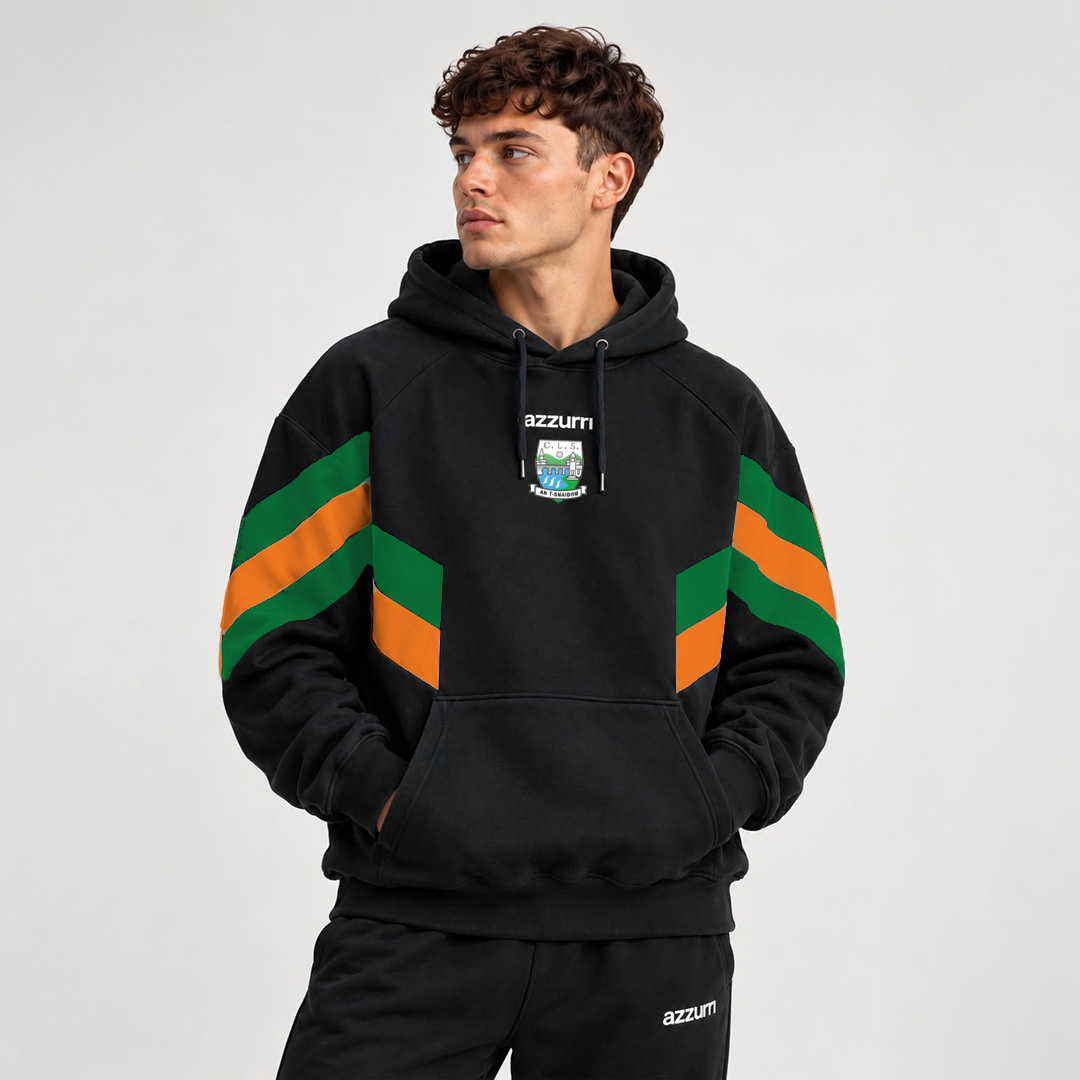 Sneem GAA Retro Cotton Hoodie - Image 2